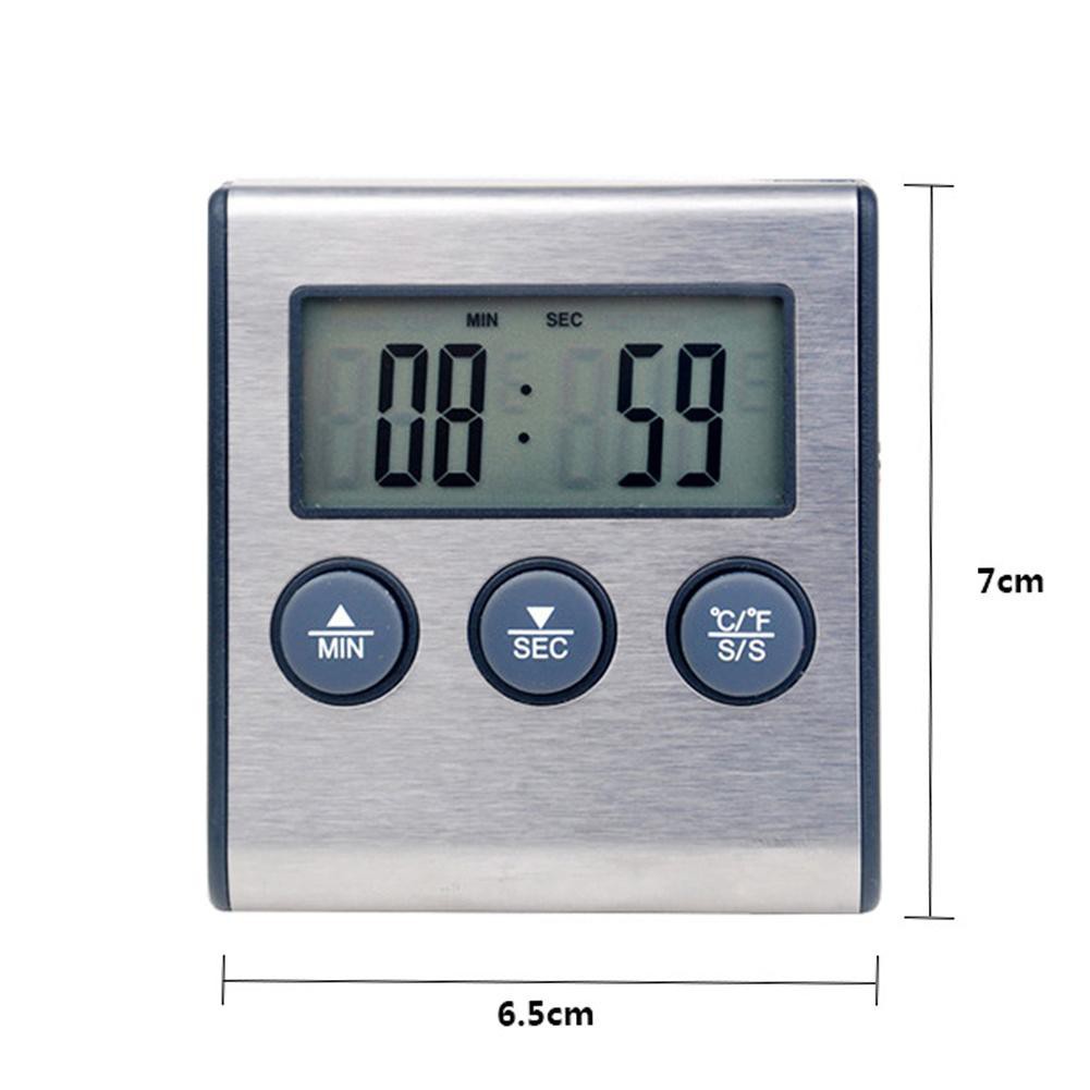 Termometer Masak Digital Bahan Stainless Steel untuk BBQ / Oven Portabel Thermometer