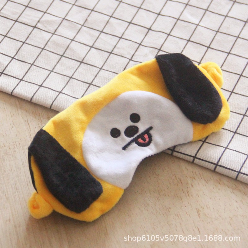BTEP [READY INDO] BT21 BTS penutup mata tidur eyepatch eye sleeping mask bangtan boys masker