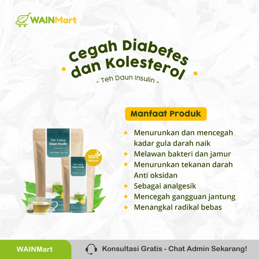 PAKET HEMAT OBAT DIABETES 3 Insulin + 2 Kelor Free My Bottle