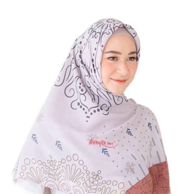 HIJAB SEGI EMPAT SYAR'I PREMIUM AZZURA SCRAFT