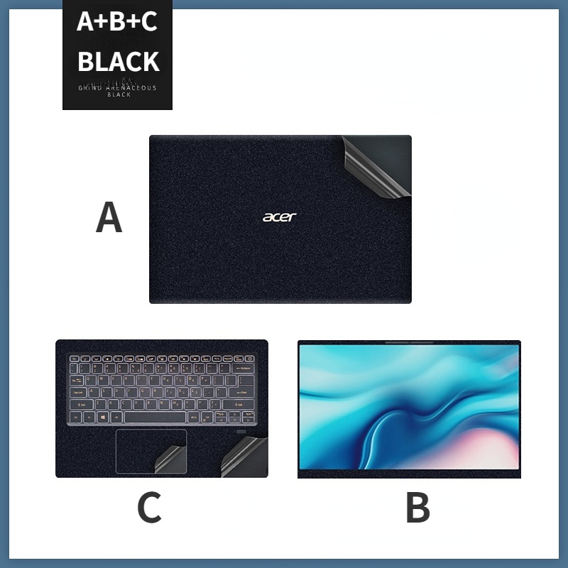 ACER Stiker Skin Matte Hitam 14 &quot;15.6&quot; 13 &quot;13&quot; 13 &quot;13&quot; 13 &quot;Swift Nitro 5 aspire AN515-52 52 '' '' 'S- Swift 31- S- 114 Swift Swift Nitro 1- Swift 201 Swift Nitro 51 Swift 31- Swift