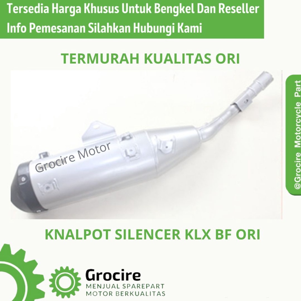 JUAL modal kualitas ORI KUALITAS GENUINE kualitas ASLI KNALPOT BARU Kenalpot sailenser klx knalpot p