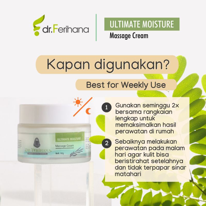 (dr. Ferihana) Ultimate Moisture Massage Cream