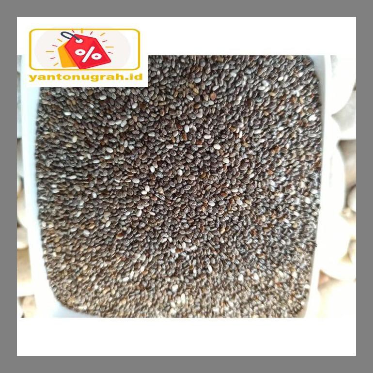 

S50Mkkar Organic Black Chia Seed 500 Gram Mexico Murah Berkualitas Chia Seeds Dr05Ytd