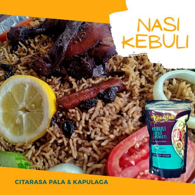 

BERAS BUMBU KHADIJAH KEBULI INSTAN MASAKAN ARAB TIMUR TENGAH SIAP SAJI