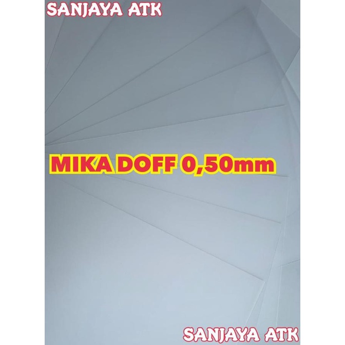 

COD Termurah!!! Cover mika jilid Doff atau emboss 0.50 A4 isi 100 lembar PROMOKode 3411