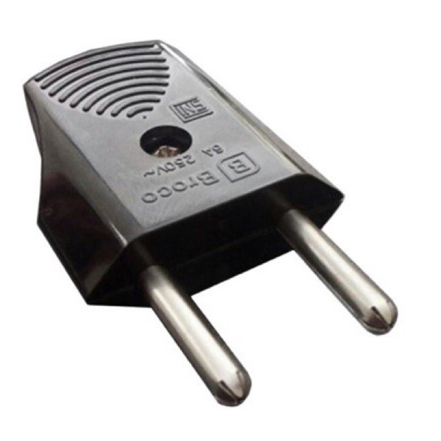 Steker Gepeng Broco 6A 250V & Contra Gepeng Broco 6A 250V