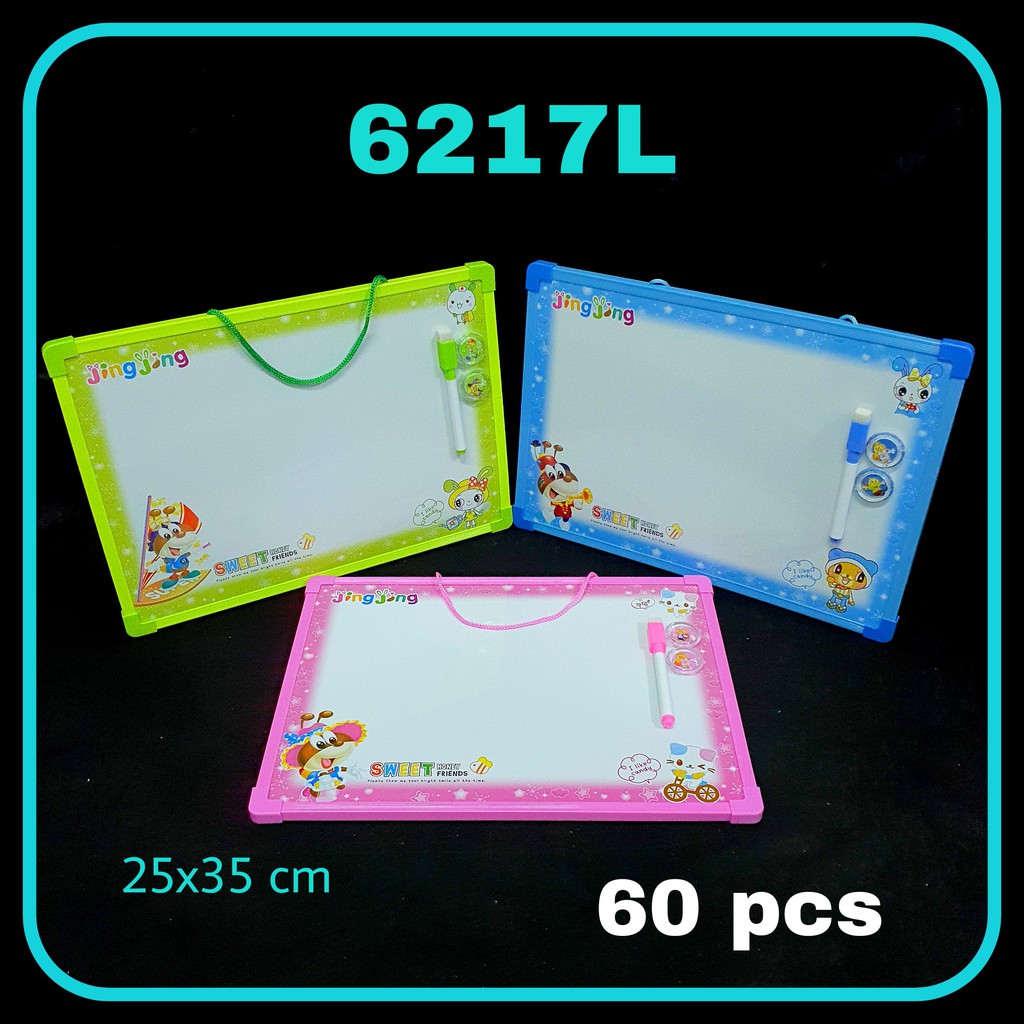 

ILP White Board 2 sisi JING2 6217L / Papan Tulis / Papan Tulis Gantung