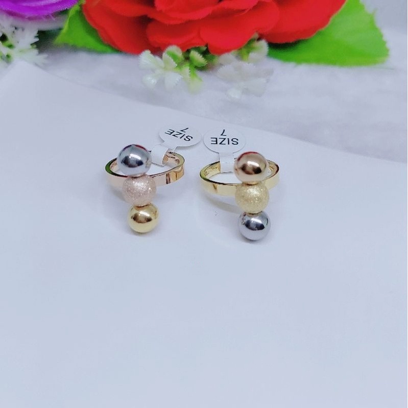 Gelang titanium bola kombinasi perhiasan wanita jewelery