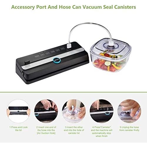 Emiliya E-2901 Portable Vacuum Sealer Ronegye dengan Pemotong Plastik