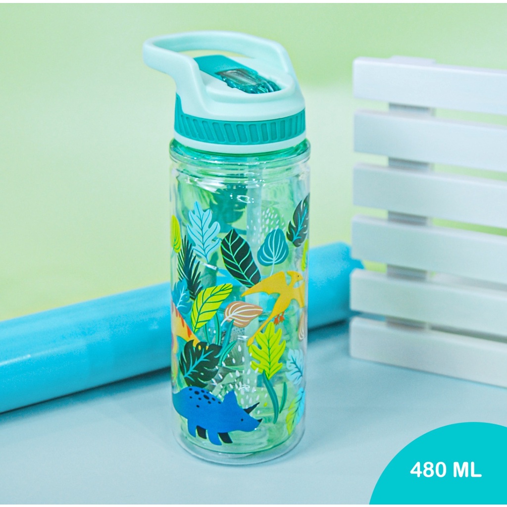 ORIGINAL COOL GEAR BOTOL MINUM SEDOTAN DOUBLE WALL 480ml 6844