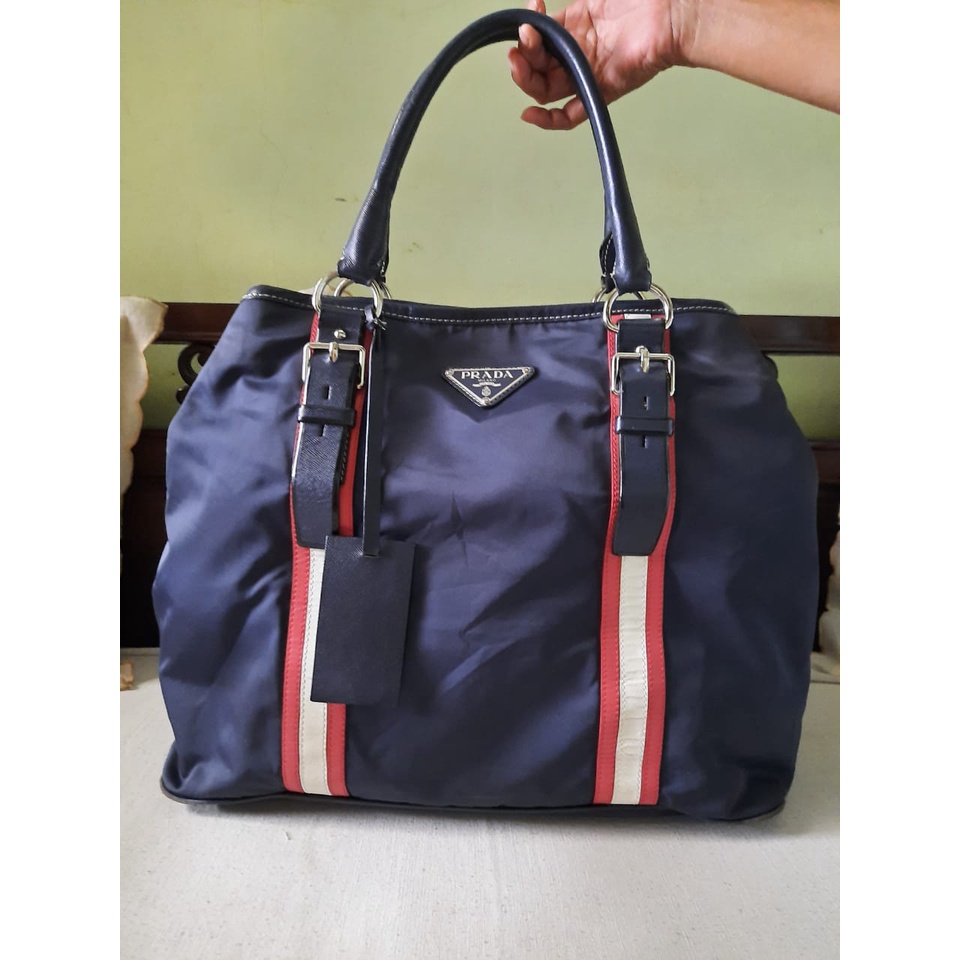 Tas Wanita Branded Second Prada Tas Bahu
