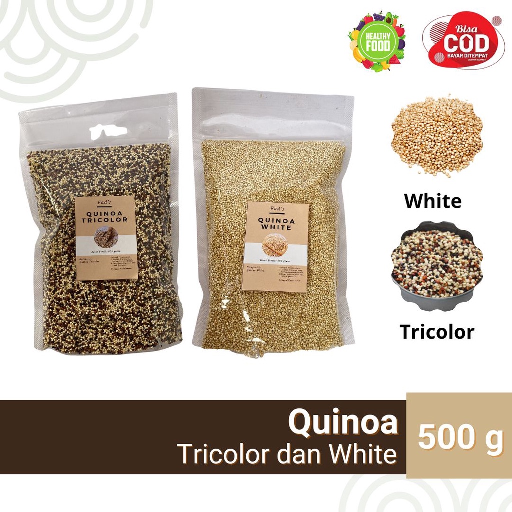 White Quinoa 500gr - Tricolor Quinoa 500gr - Quinoa Tricolor 500gr