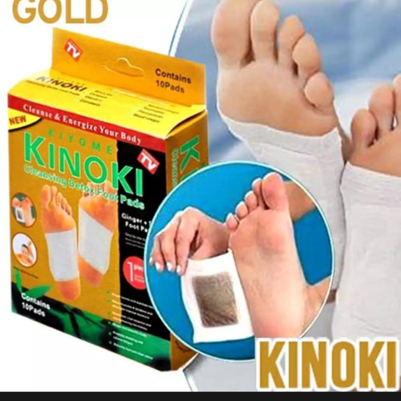 Kinoki Foot Patch Koyo Detok Ampuh Buang Racun / Kinoki Foot Patch Gold Original