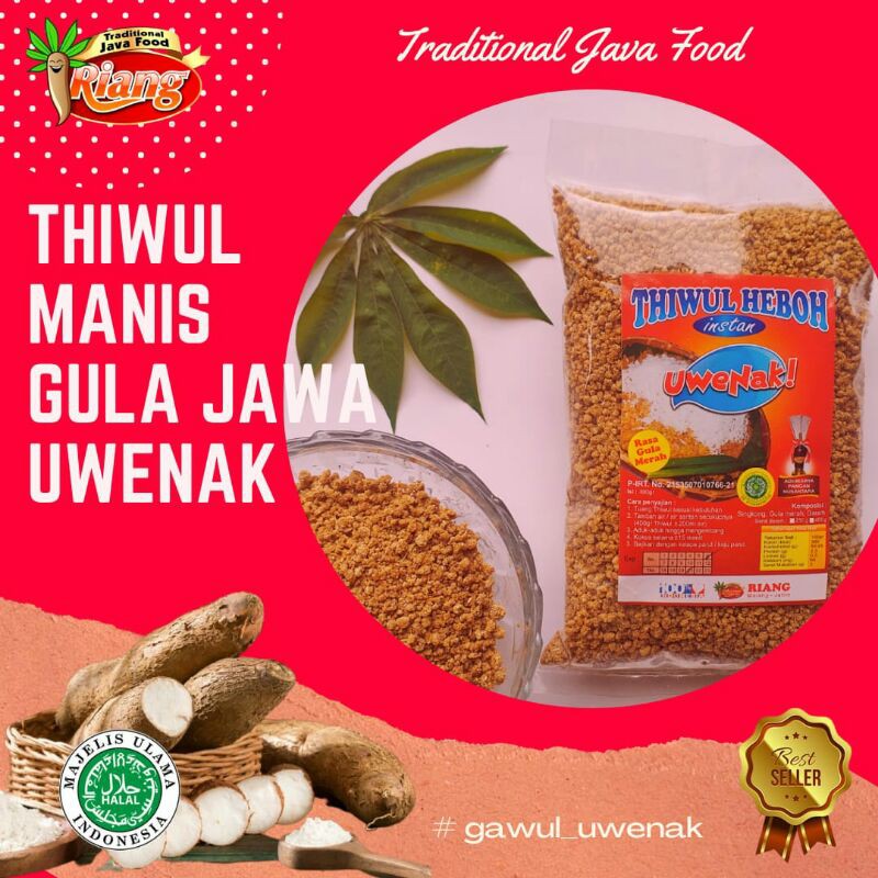 

thiwul manis gula jawa / tiwul riang uwenak