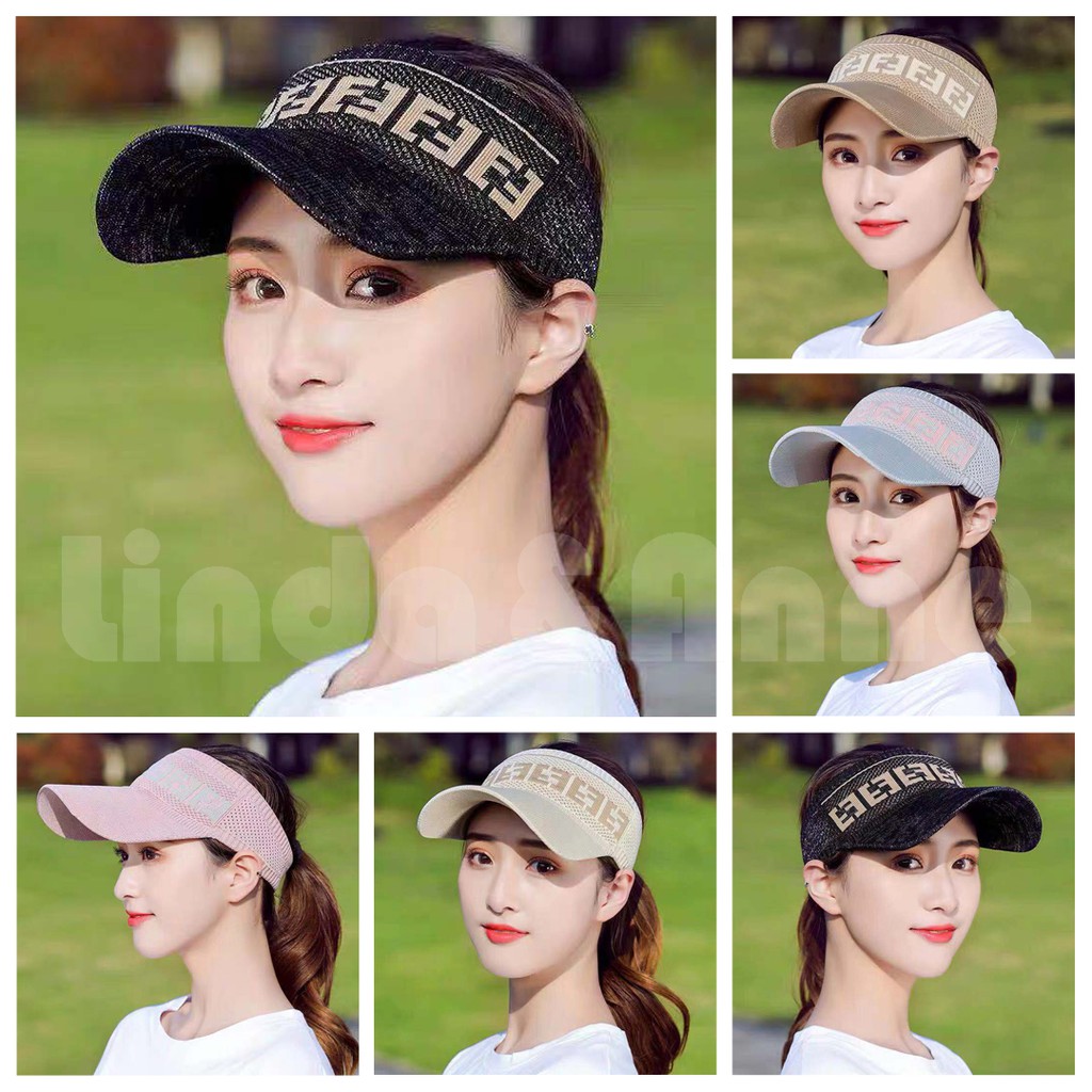 Topi Baseball Gaya Korea untuk Unisex Ponytail - Topi  Baseball