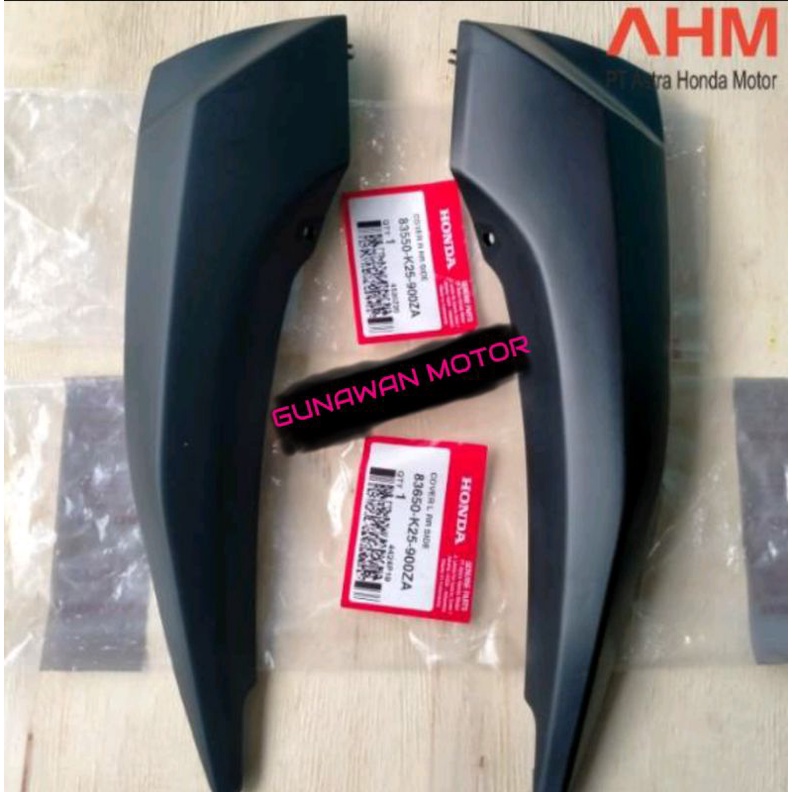 COVER SIDE RR SAMBUNGAN COVER BODY BELAKANG BEAT FI BODY KECIL BEAT FI SET KIRI KANAN ORIGINAL AHM