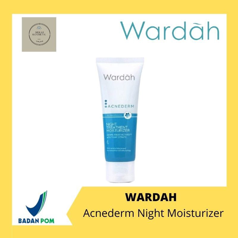 Wardah Acnederm Night Treatment Moisturizer