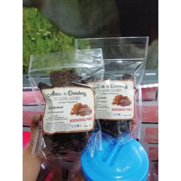 

Dendeng Paru Kang Aden Khas SUKABUMI 100g, 250g