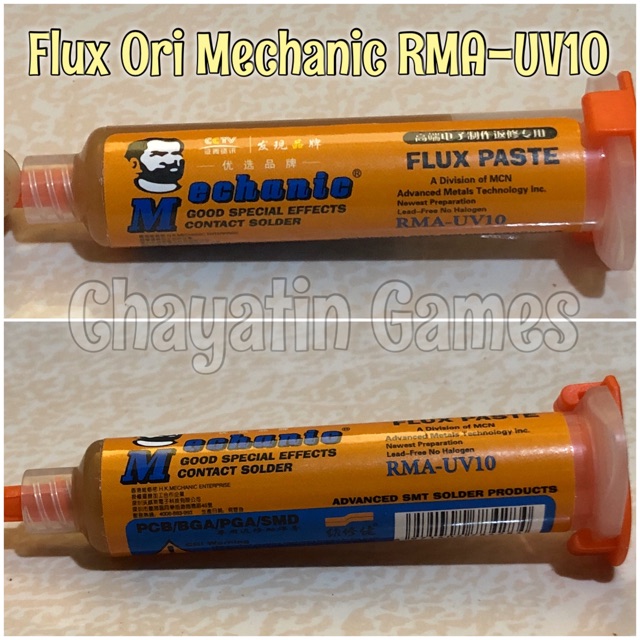 FLUX ORI MECHANIC UV 10 - PASTA SOLDER - MINYAK SOLDER MECHANIC UV 10