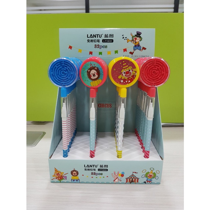 

Sale Pensil Lantu Motif Labirin Bulat 32Pcs Hot Sale