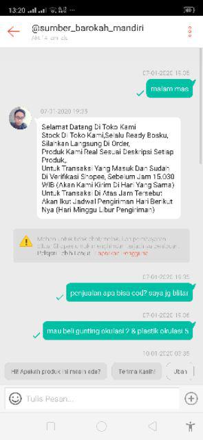 Pisau Okulasi Best Quality Impor Produk Lokal Grafting Sabit Ukir Shaping Knife Original