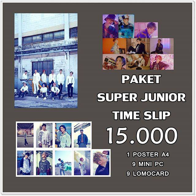 PAKET SUPER JUNIOR TIME SLIP