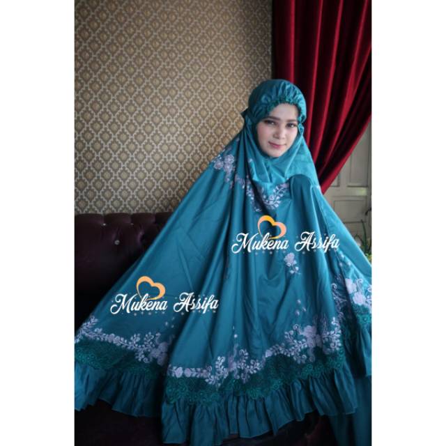 Mukena bordir model rimpel