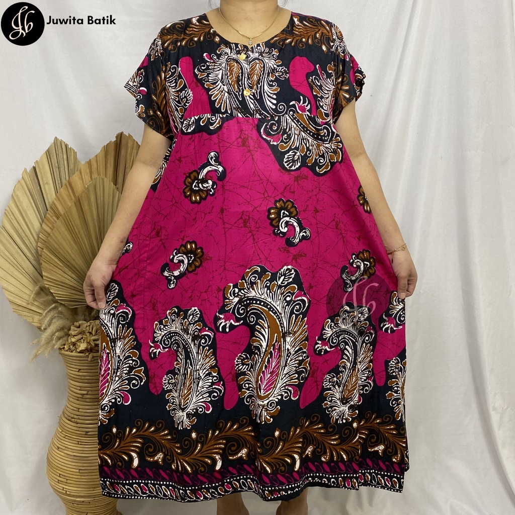 Juwita Batik Store - Daster Payung Jumbo Keong Merak Terlaris Best Seller Murah Cantik