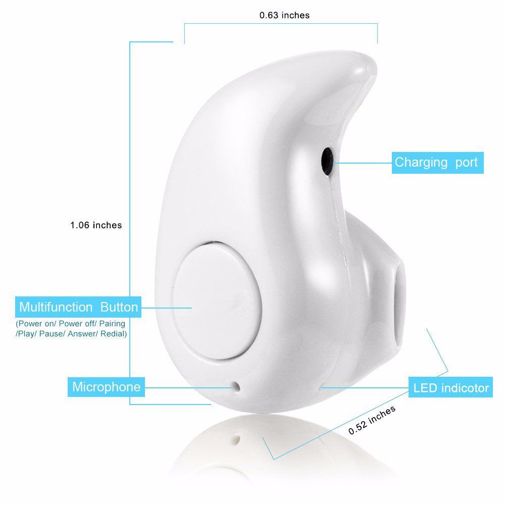 Micro Sport Stereo Bluetooth Wireless Earphone HeadSet android Iphone