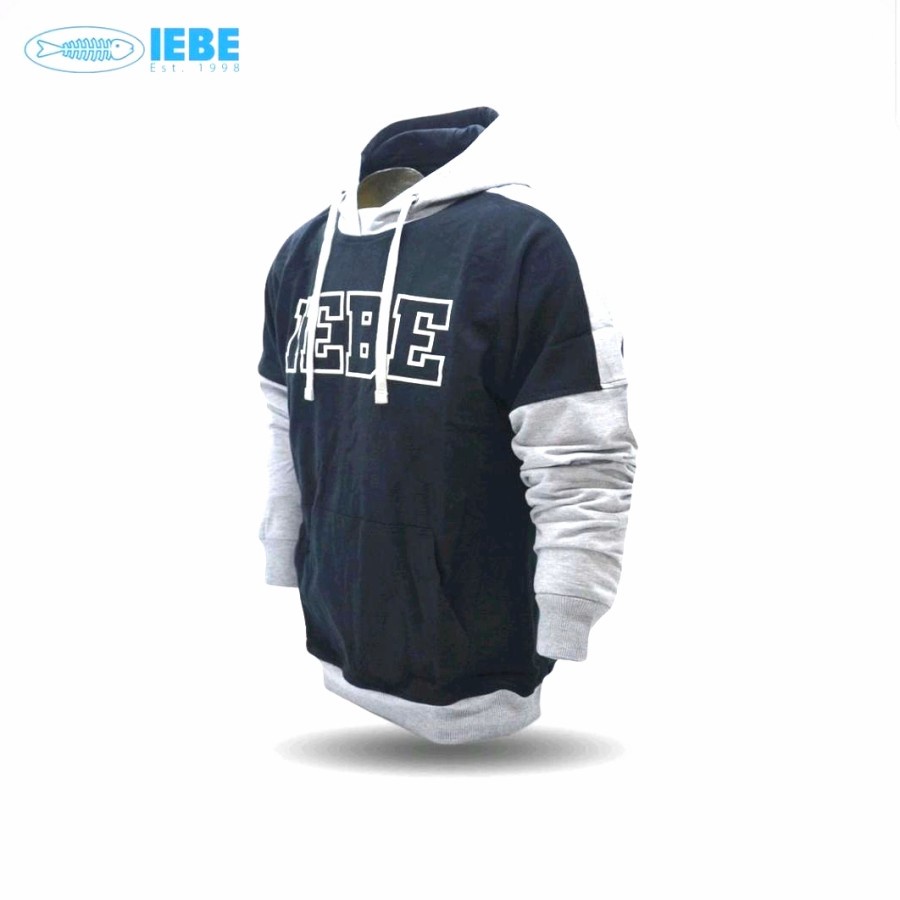 Jaket Sweater Hoodie Casual Fashion IEBE Authentic Original Asli 100%