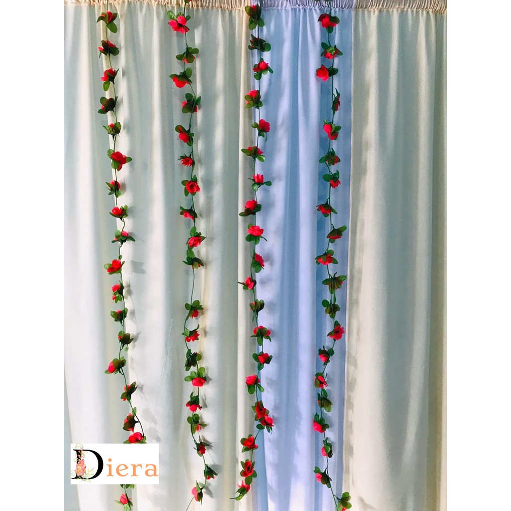 Bunga mawar rambat kecil / bunga rambat / bunga artificial-2