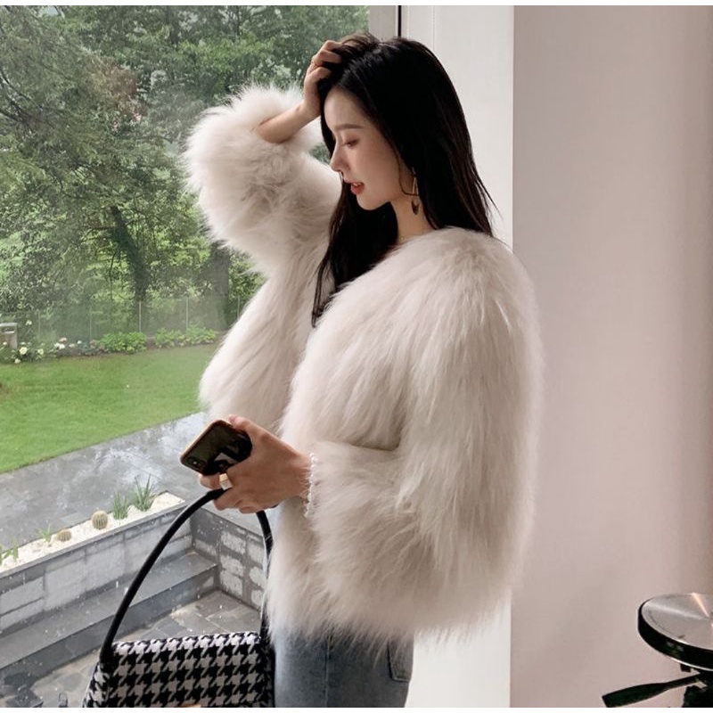 WOMEN FUR COAT BULU WANITA MUSIM DINGIN WINTER TURKI KOREA