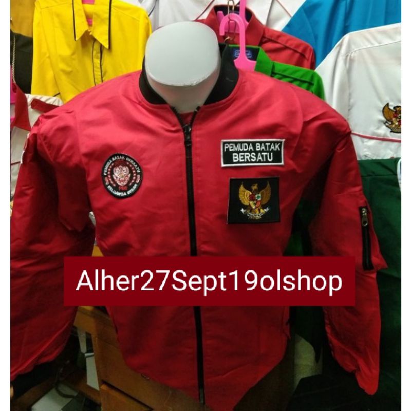 Jaket bomber pemuda Batak bersatu jaket pemuda Batak bersatu jaket bomber PBB jaket PBB