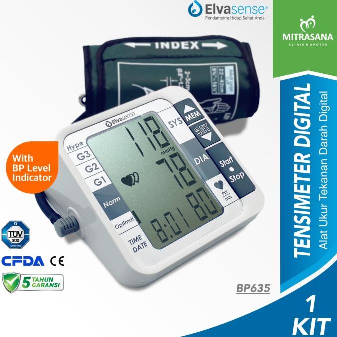 Tensimeter Digital Elvasense BP635