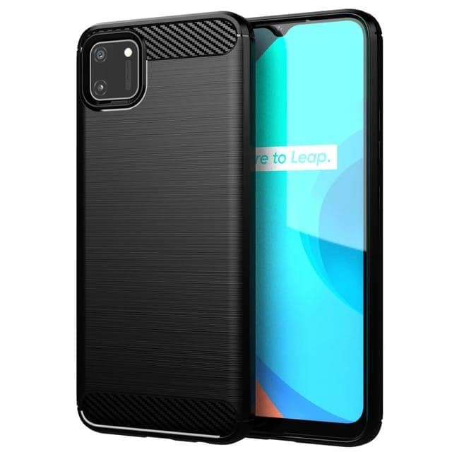 REALME C11 C12 C15 C25 NARZO 30A SOFT CASE BRUSHED CARBON