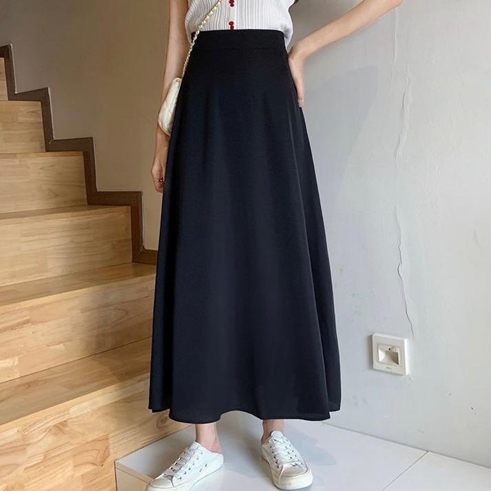 Rok Mini Wanita / Rok A-line Panjang PolosFormal Kerja Kantor / Rok Shakila