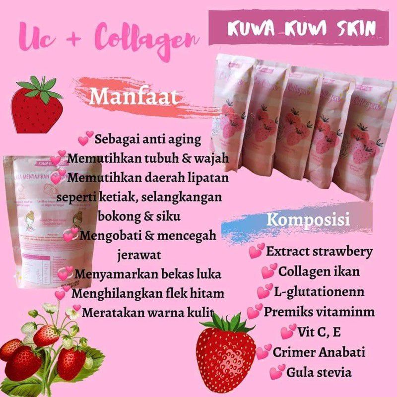 MINUMAN COLLAGEN / COLLAGEN / TERLARIS/ uc+collagen minuman pemutih
