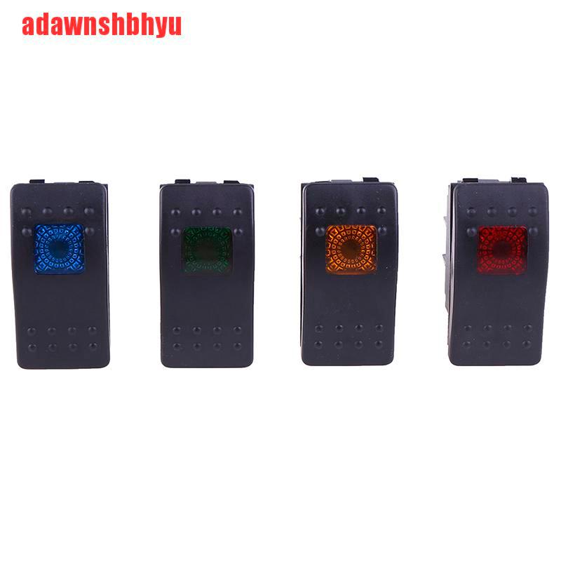 (adawnshbhyu) Saklar Rocker Toggle Switch Anti Air Untuk Mobil / Perahu