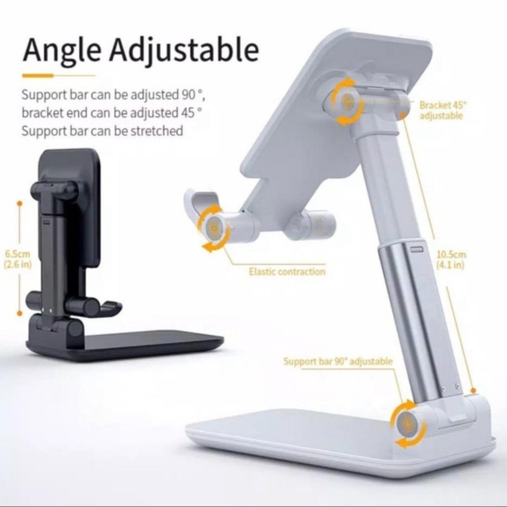 dc88 Dudukan HP / Holder Folding Besi Destop Phone Stand