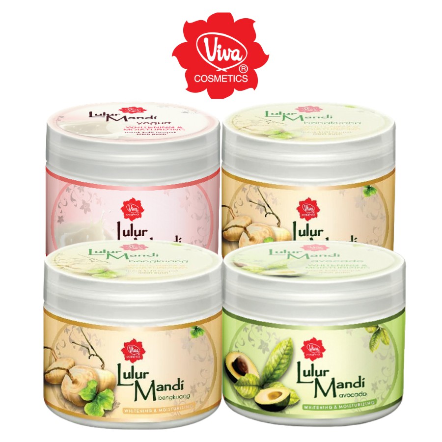 Jual VIVA Lulur Mandi Body Scrub 225gr BPOM / Lulur Badan Whitening