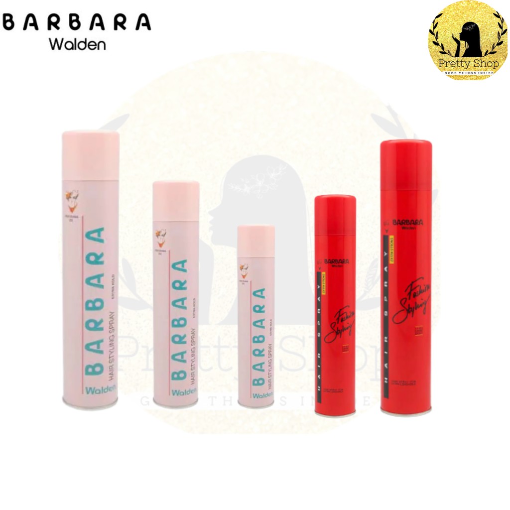 Barbara Fashion Styling Hair Spray 450ml / 280ml / 250ml / 150ml - Hairspray PINK / MERAH
