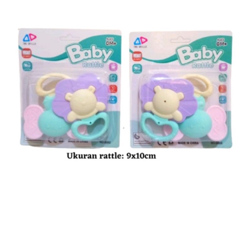 Gigitan Bayi | Rattle Bayi|Mainan Perangsang Gigi