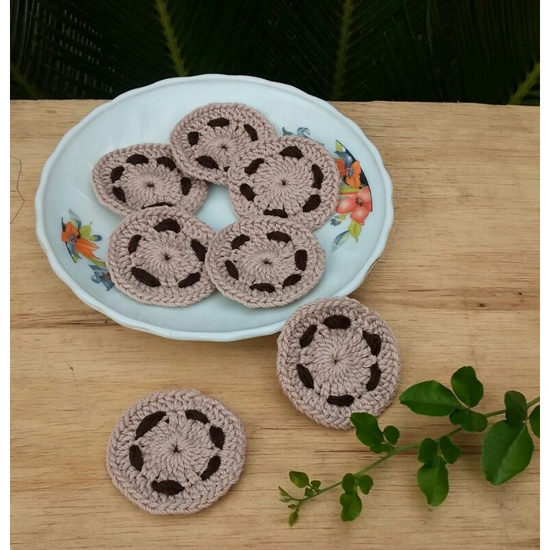 aplikasi / fariasi rajut bentuk cookies lucu