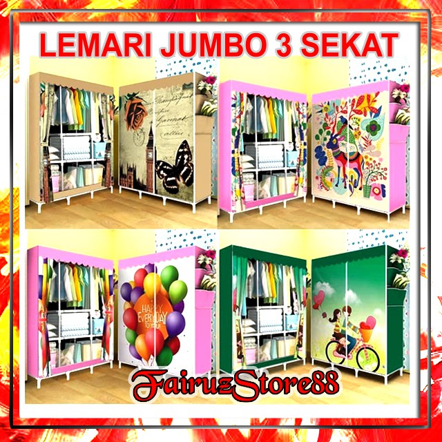 LEMARI / LEMARI PAKAIAN / RAK PAKAIAN / LEMARI PAKAIAN GANTUNG / LEMARI PAKAIAN PLASTIK / PAKAIAN
