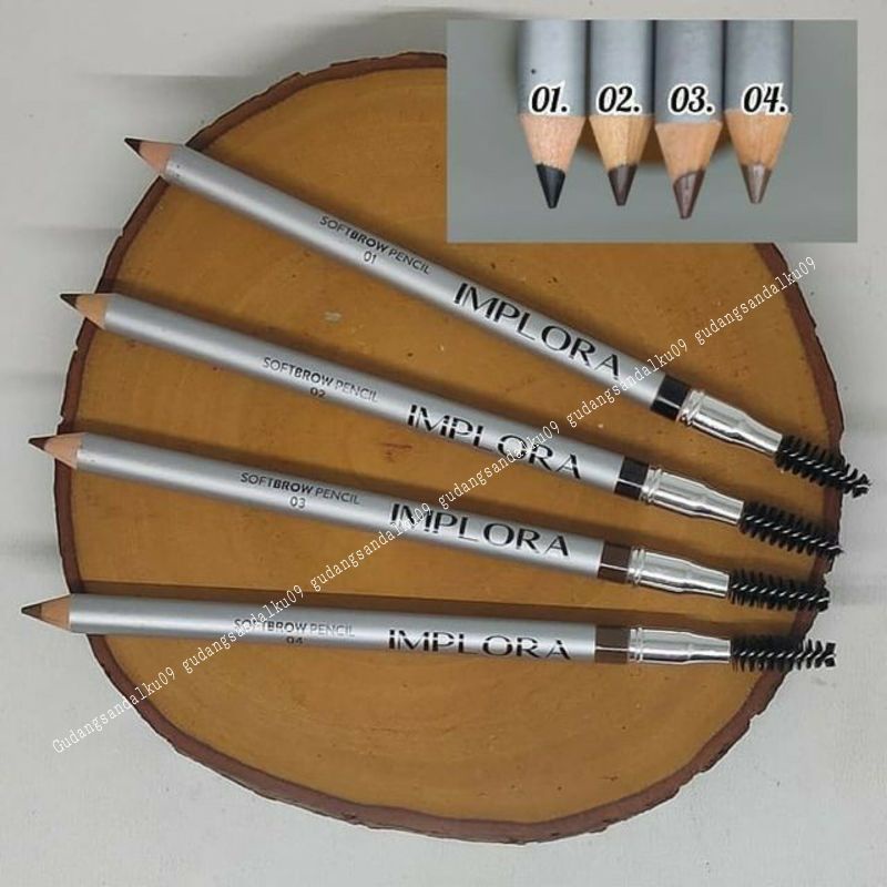 Pensil Alis Implora - Soft Brow Pencil 100% ORIGINAL