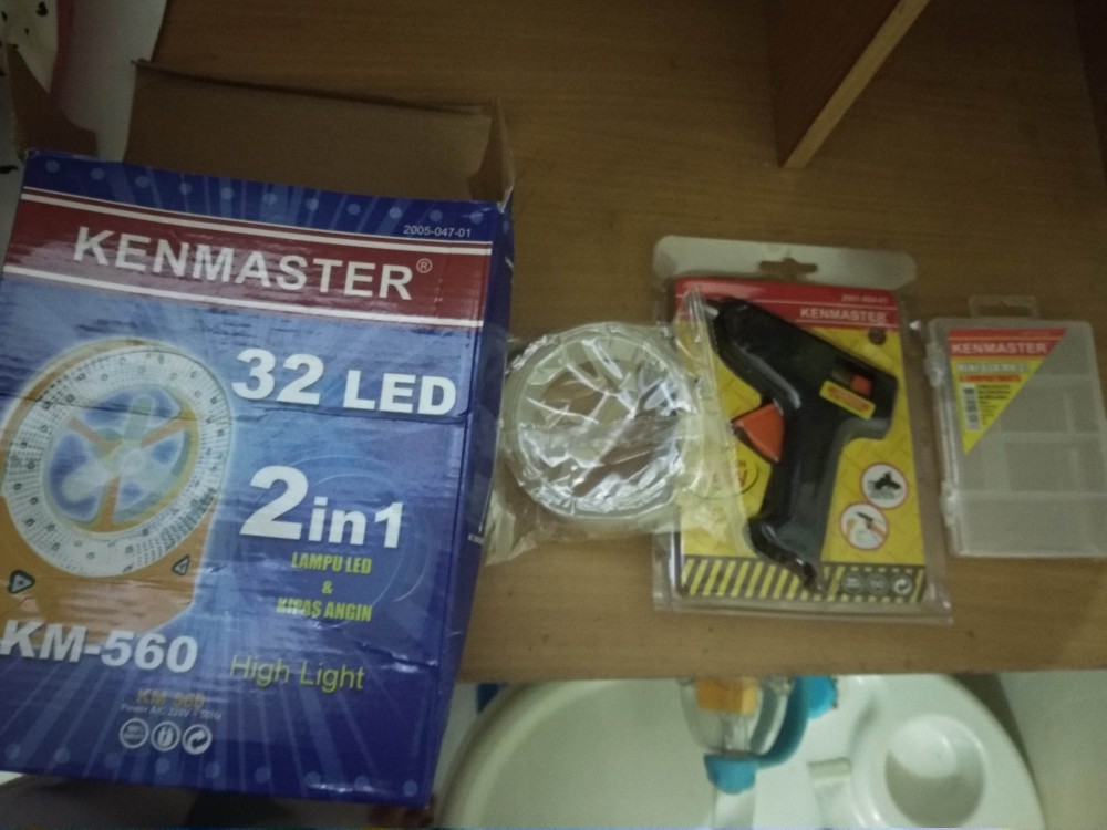 Kenmaster Rak Dinding 2 Susun Besi - Selving Bracket - Ambalan