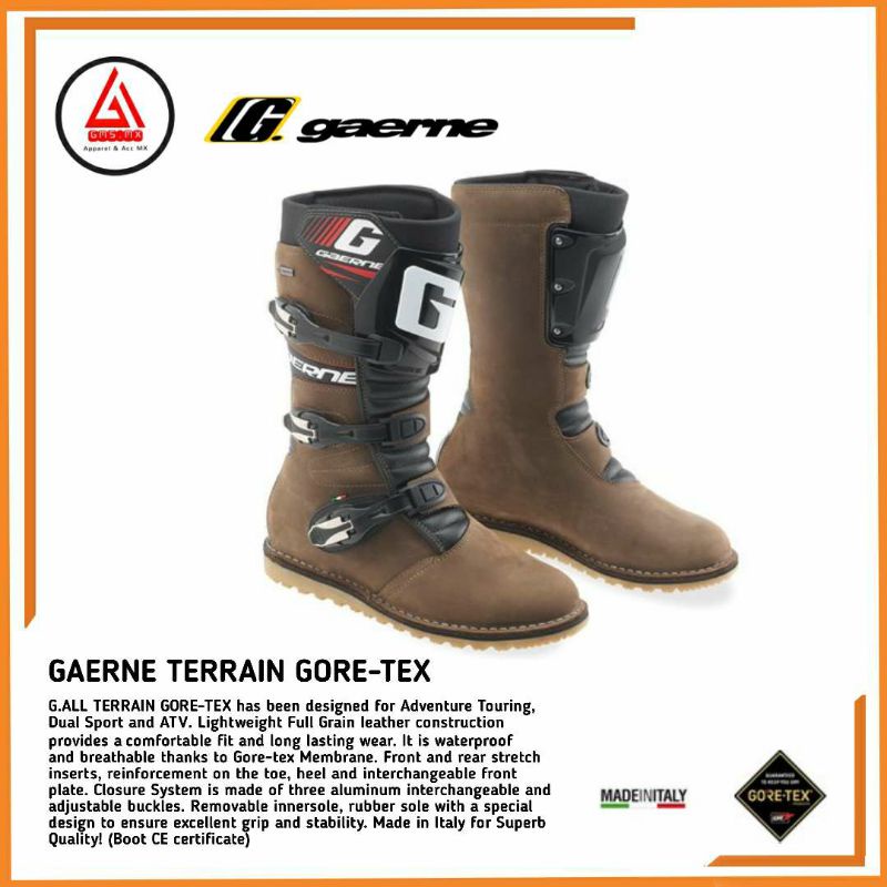 BOOTS GAERNE TERRAIN GORETEX, BOOTS TRIAL GAERNE TERRAIN GORETEX