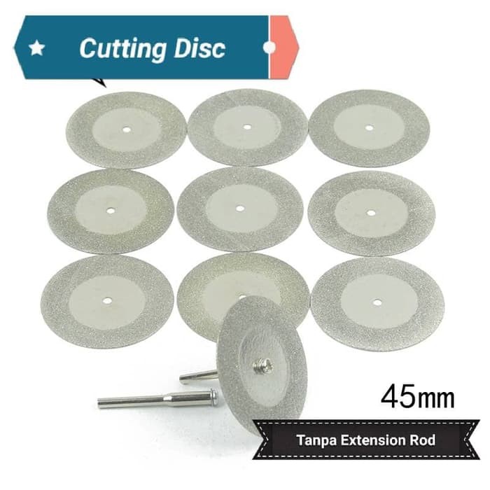 Jual 45Mm Dremel Diamond Cutting Disc Mata Gerinda Potong Batu / Pcb