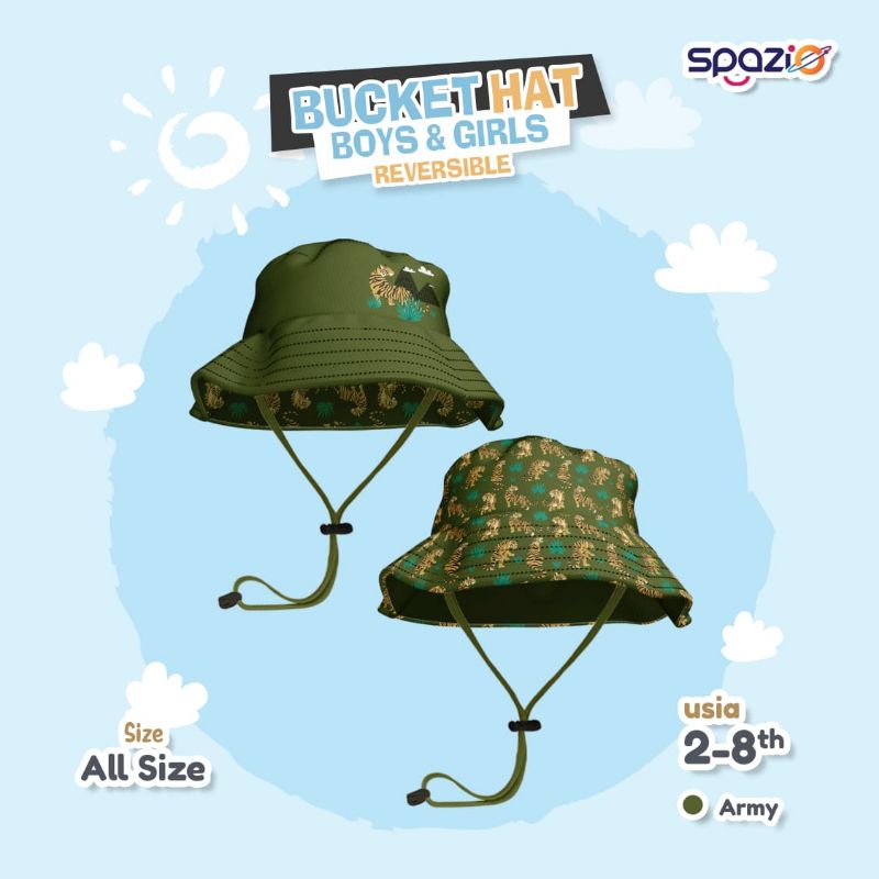 spazio Bucket hat serian